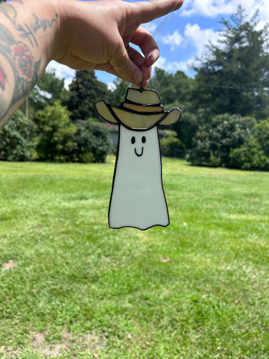 !NEW! Hudson’s stained glass ghost “Tom”