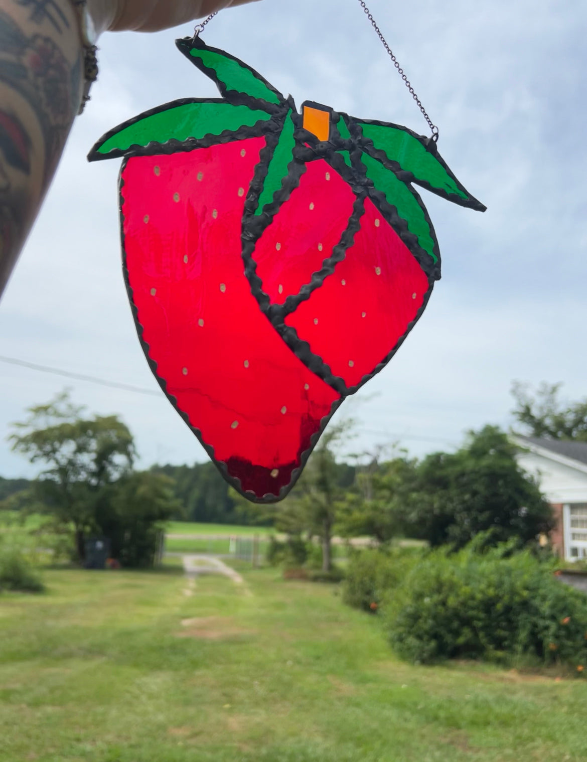 !NEW! Stained glass strawberry