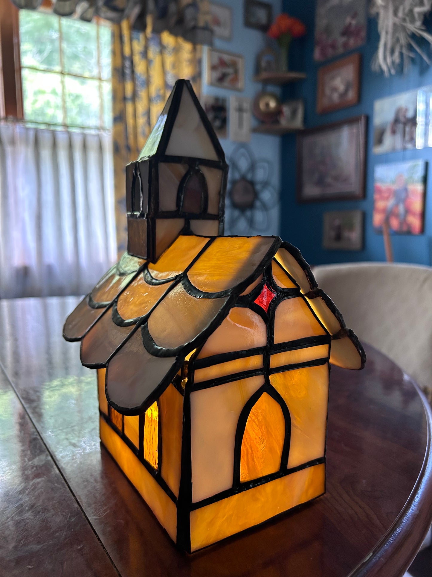 !NEW! Stained glass “little country church”