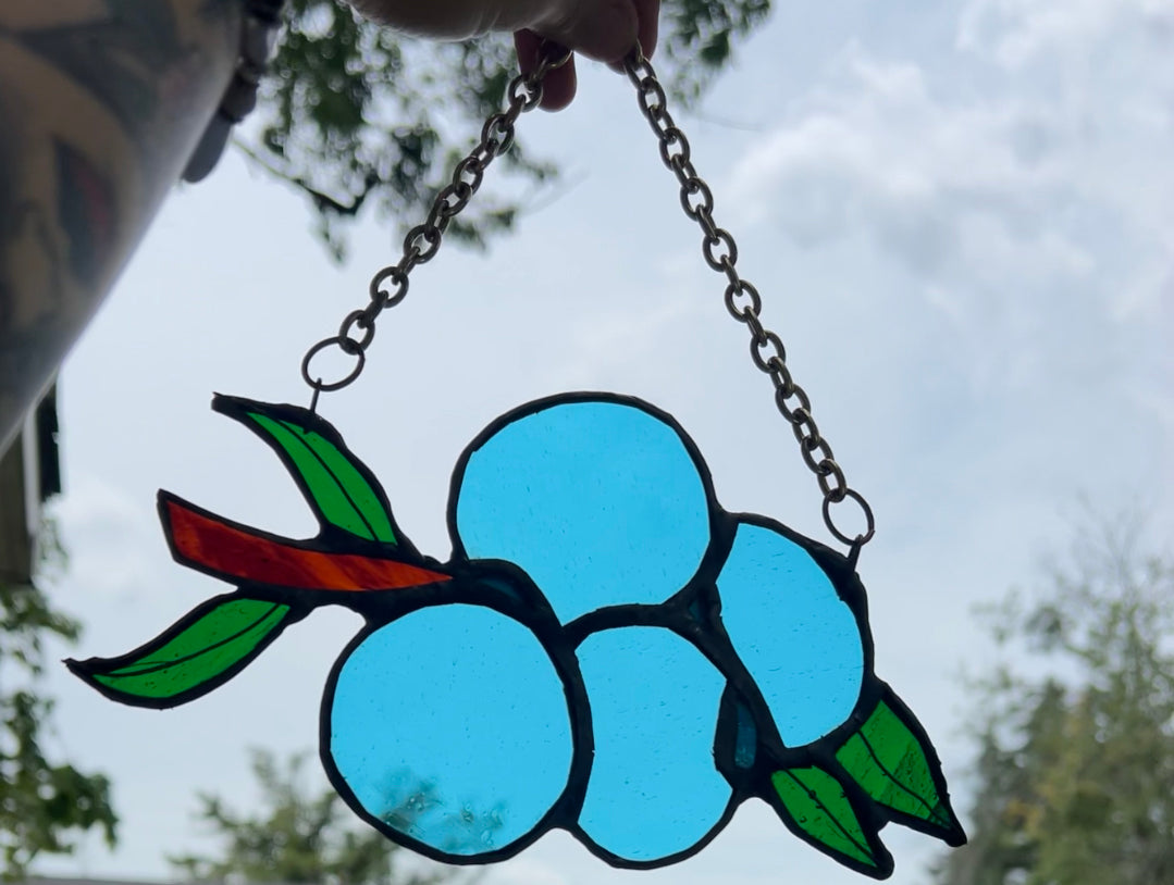 !NEW! Stained glass blueberries