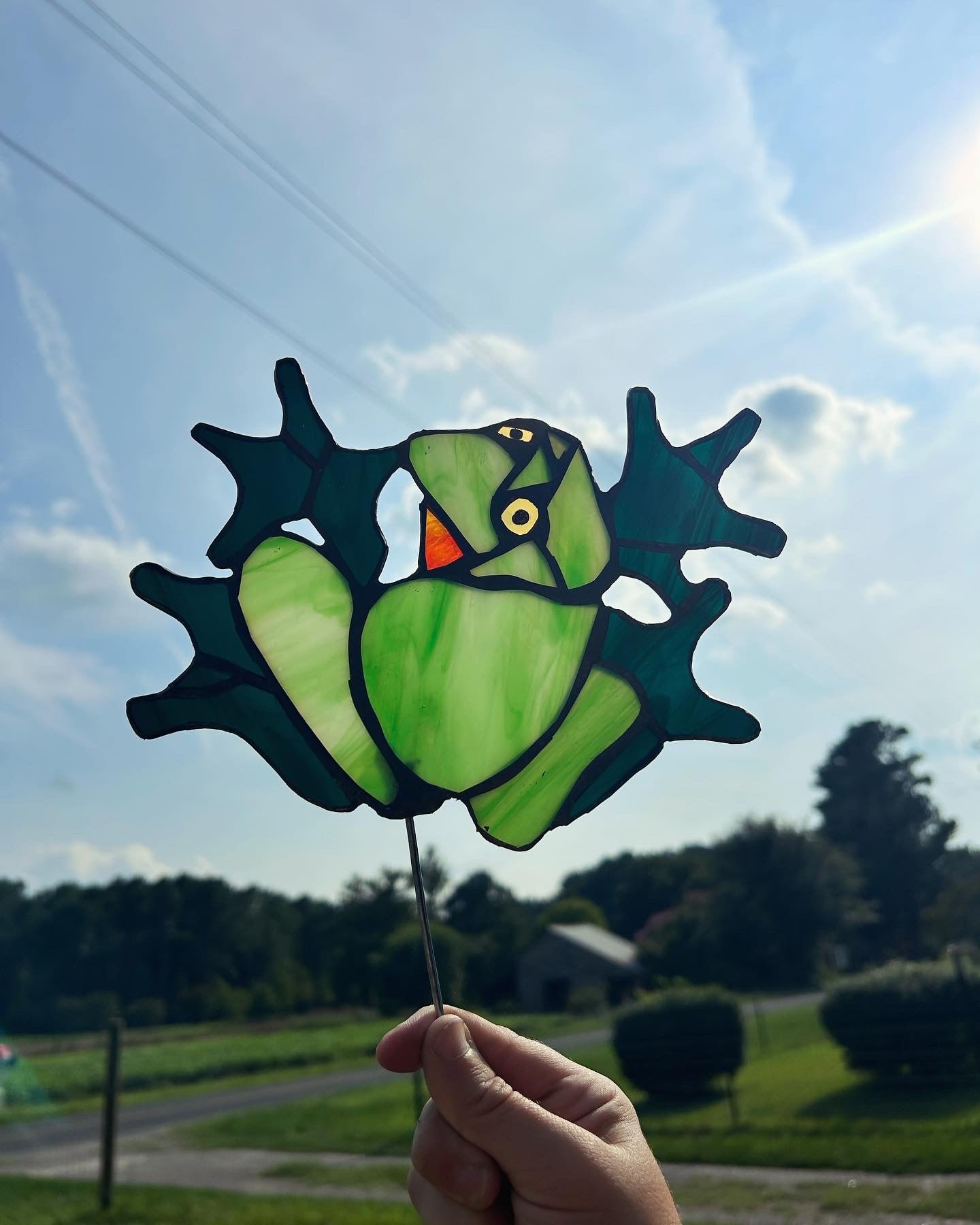 !NEW! Stained glass frog