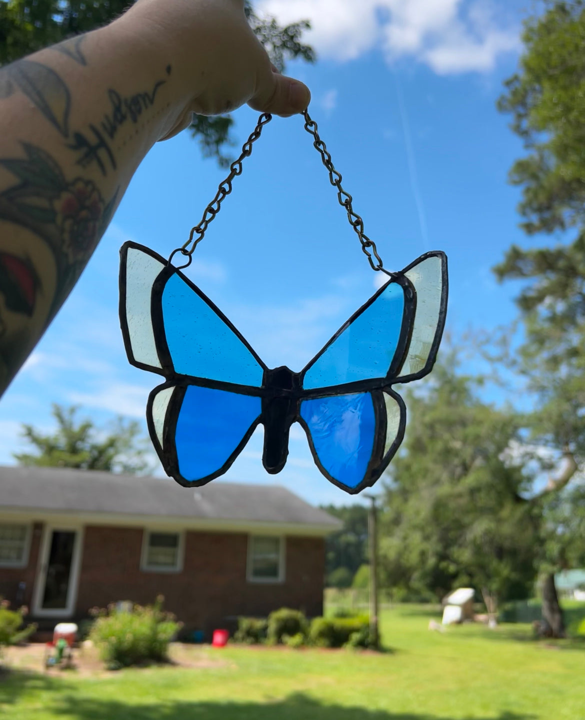 !NEW! Stained glass butterfly style 1