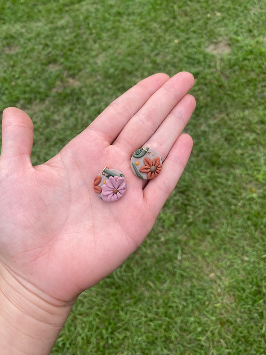 Matthew 17:20 floral earrings