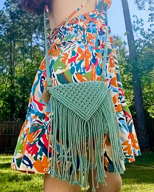 Macrame purse