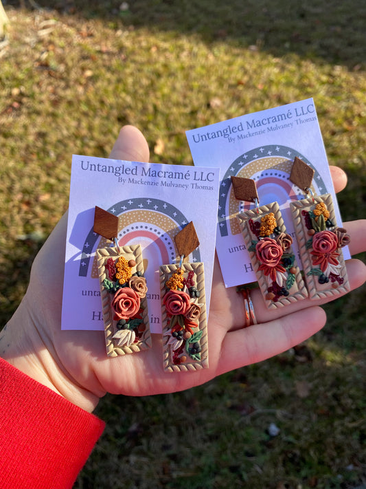 Bouquet earrings